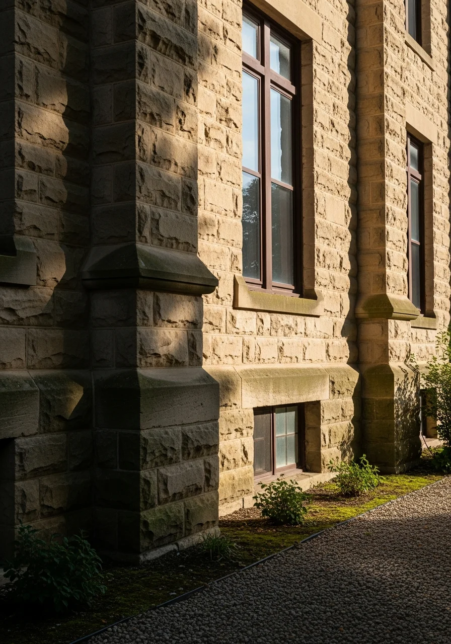 Iowa County resident standing in front of a historic home, representing the area's heritage properties.